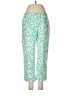 J. McLaughlin Floral Green Casual Pants Size 6 - photo 1