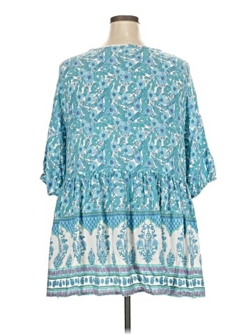 BLOOMCHIC 3/4 Sleeve Blouse (view 2)