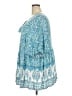 BLOOMCHIC 100% Rayon Teal 3/4 Sleeve Blouse Size 26 - photo 5