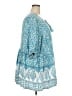 BLOOMCHIC 100% Rayon Teal 3/4 Sleeve Blouse Size 26 - photo 4