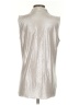 Calvin Klein Metallic Silver Sleeveless Blouse Size S - photo 2
