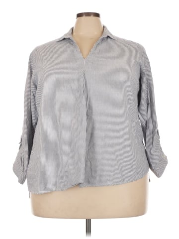 Zac & Rachel 3/4 Sleeve Button-Down Shirt (view 1)