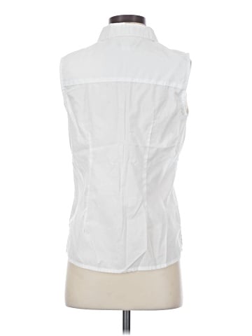 Basic Editions Sleeveless Button-Down Shirt (view 2)