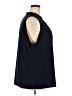 Nina Leonard Blue Sleeveless Blouse Size 2X - photo 4