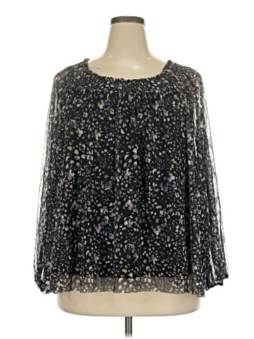 Terra & Sky Long Sleeve Blouse (view 1)