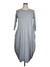 Assorted Brands Solid Gray Casual Dress Size XL (estimated) - photo 1