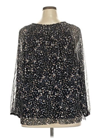Terra & Sky Long Sleeve Blouse (view 2)