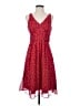 George 100% Polyester Polka Dots Red Casual Dress Size 2 - photo 1