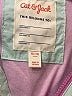 Cat & Jack 100% Polyester Color Block Pink Raincoat Size 14 - photo 3