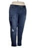 Venezia Solid Blue Jeans Size 22 - photo 1