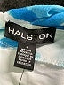 Halston 100% Polyester Tropical Blue Cocktail Dress Size 2 - photo 4