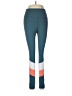 Zyia Active Color Block Teal Active Pants Size 6 - 8 - photo 1