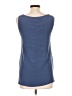 Classiques Entier 100% Silk Blue Sleeveless Top Size 10 - photo 2