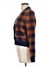 Vigoss 100% Polyester Plaid Brown Cardigan Size L - photo 5