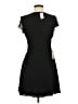 Express 100% Polyester Solid Black Cocktail Dress Size 6 - photo 2