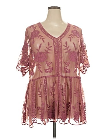 Lane Bryant Short Sleeve Blouse (view 1)