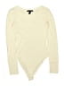 Forever 21 Ivory Bodysuit Size M - photo 1