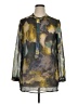 Mossimo 100% Polyester Green 3/4 Sleeve Blouse Size XL - photo 1