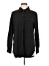 Lyssé Black Long Sleeve Button-Down Shirt Size L - photo 1