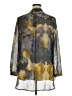 Mossimo 100% Polyester Green 3/4 Sleeve Blouse Size XL - photo 2