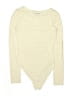 Forever 21 Ivory Bodysuit Size M - photo 2