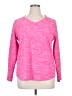 St. John's Bay 100% Polyester Pink Pullover Sweater Size XL - photo 1