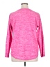 St. John's Bay 100% Polyester Pink Pullover Sweater Size XL - photo 2