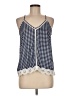 Almost Famous 100% Polyester Blue Sleeveless Blouse Size M - photo 1