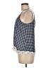 Almost Famous 100% Polyester Blue Sleeveless Blouse Size M - photo 5