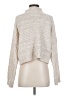 Jessica Simpson Metallic Ivory Turtleneck Sweater Size S - photo 2