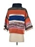 Knox Rose Color Block Orange Poncho Size XS - photo 2