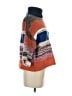 Knox Rose Color Block Orange Poncho Size XS - photo 4