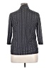 George 100% Polyester Black 3/4 Sleeve Blouse Size XL - photo 2