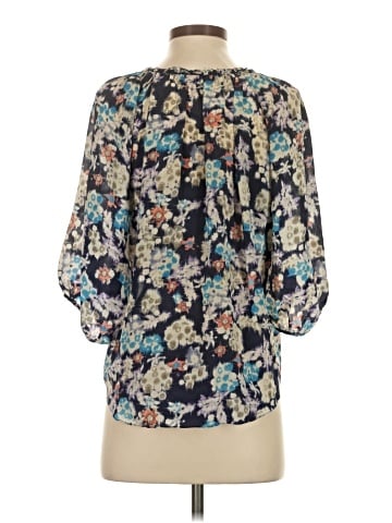 Rebecca Taylor 3/4 Sleeve Silk Top (view 2)
