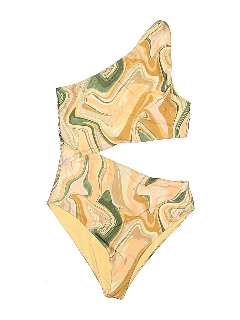 Pre-owned Beach Riot Swimsuit Bottoms In Yellow