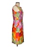 Nine West Print Multi Color Orange Cocktail Dress Size 6 - photo 4