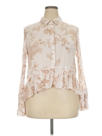 Lauren Conrad Long Sleeve Blouse (view 1)