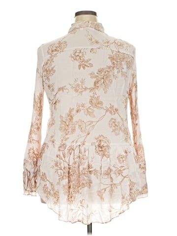 Lauren Conrad Long Sleeve Blouse (view 2)