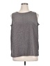Karen Scott Gray Sleeveless Blouse Size 1X - photo 1