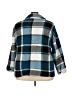 Love 100% Polyester Plaid Blue Coat Size 4X - photo 2