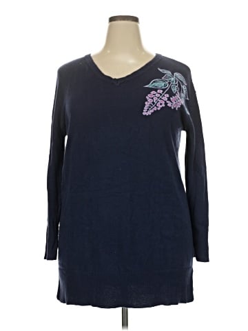 Woman Within Pullover Sweater (view 1)
