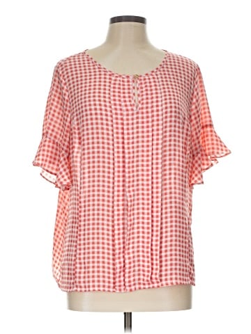 Liz Claiborne Career Short Sleeve Blouse (view 1)