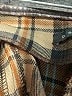 Parallel Plaid Brown Casual Pants Size 8 - photo 5