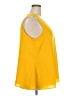 Cato 100% Polyester Yellow Sleeveless Blouse Size 22 - photo 4