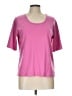 L.L.Bean 100% Cotton Pink Short Sleeve Top Size L - photo 1