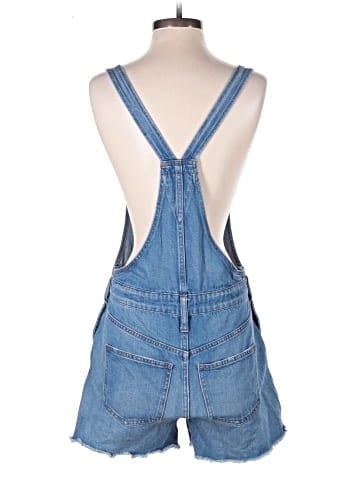 Madewell Adirondack Short Overalls in Denville Wash (view 2)