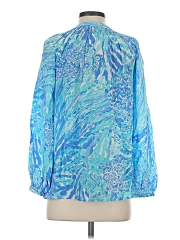 Lilly Pulitzer 3/4 Sleeve Silk Top (view 2)