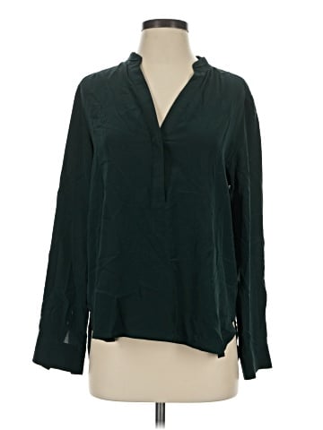Dylan Gray Long Sleeve Silk Top (view 1)