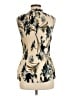 DKNY 100% Polyester Ivory Sleeveless Blouse Size M - photo 2