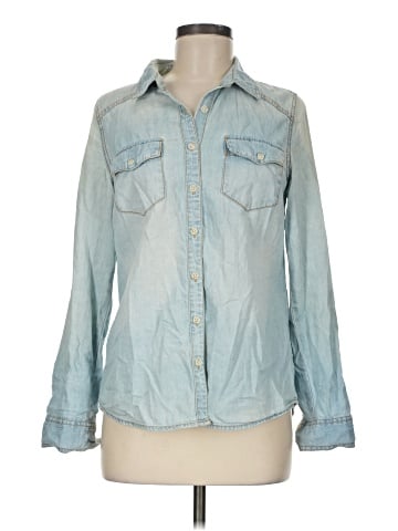 Mossimo Supply Co. Long Sleeve Button-Down Shirt (view 1)